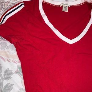 Red crop top